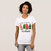 Surfboards hebben een mooi kerstfeest t-shirt (Voorkant volledig)