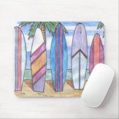 SURFBOARDS mousepad Muismat (Met muis)