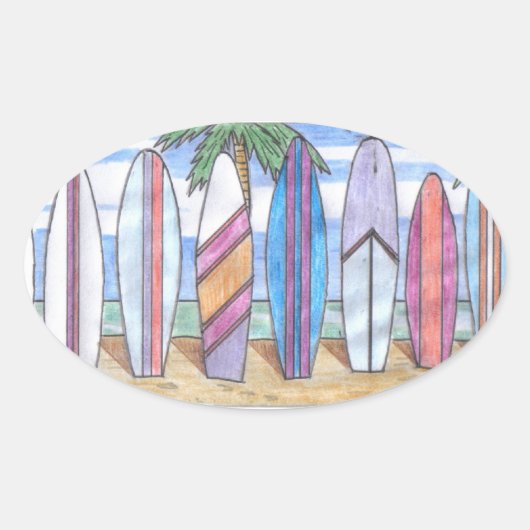 SURFBOARDS stickers (4) (Voorkant)