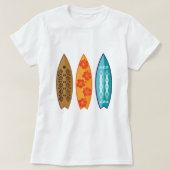 Surfboards T-shirt voor dames (Design voorkant)