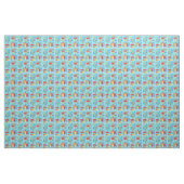 Surfbooards en palmbomen stof (Yard (91,4 cm))