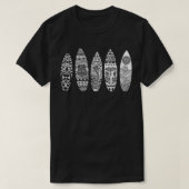 Surfbord  Retro Maori Surfboarder T-shirt (Design voorkant)