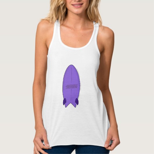 surfbord tanktop (Voorkant)