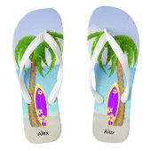 Surfbord voor elk kerstpalm teenslippers (Voetbed)