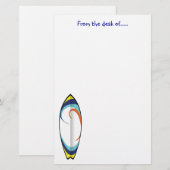 Surfbordpapier Briefpapier (Voorkant / Achterkant)