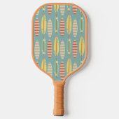 Surfbordpatroon Pickleball Paddle (Achterkant)