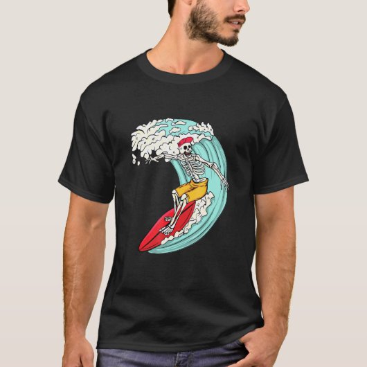SurfbordSurf voor skeletsurfen T-shirt (Voorkant)