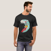 SurfbordSurf voor skeletsurfen T-shirt (Voorkant volledig)