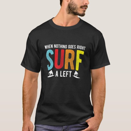 Surfbordsurfen T-shirt (Voorkant)