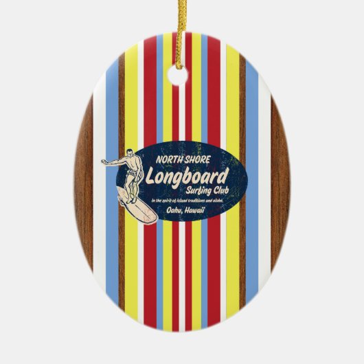 surfbordversiering pijpleiding keramisch ornament (Voorkant)