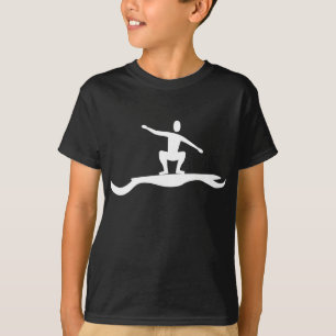 Surfcijfer - Wit T-shirt
