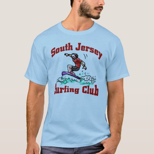 Surfclub van South Jersey T-shirt (Voorkant)