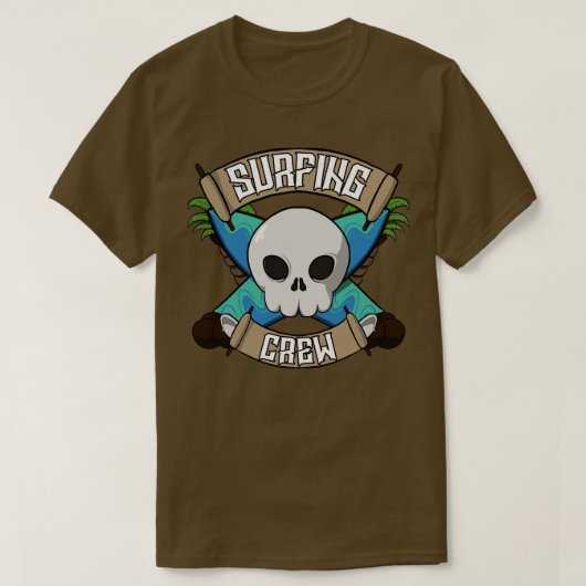 Surfcrew Jolly pirate T-shirt (Design voorkant)