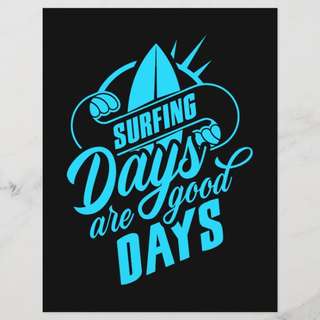 surfdagen zijn goede dagen (Voorkant)