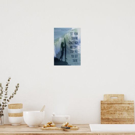 Surfdoelen! Poster (Keuken)