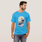 Surfeando la gran ola de kanagawa t-shirt (Voorkant volledig)