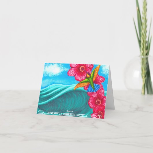 Surfed Out Note Kaart (Achterkant)