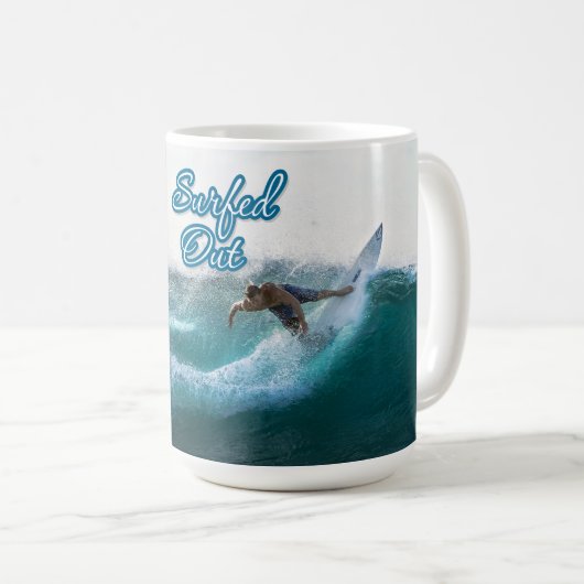 Surfen 11 koffiemok (Voorkant rechts)