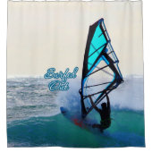 Surfen 15 douchegordijn (Voorkant)