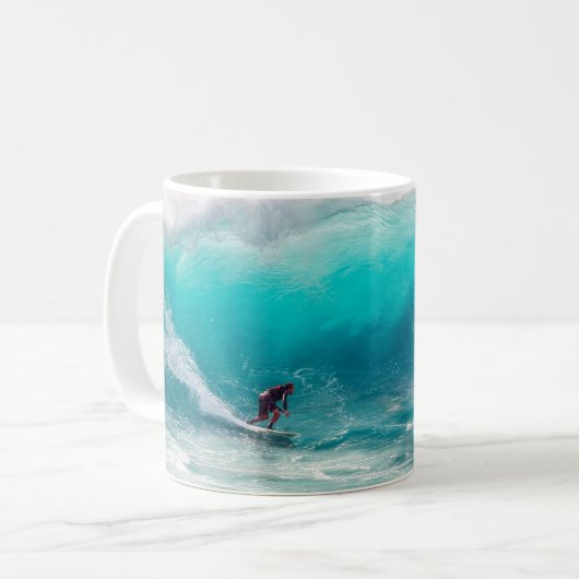 Surfen 16 koffiemok (Voorkant links)