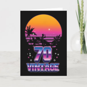 Surfen 1970 Stille Oceaan Zonsondergang 70e Verjaa Kaart