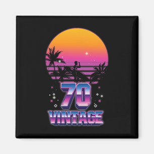 Surfen 1970 Stille Oceaan Zonsondergang 70e verjaa Magneet