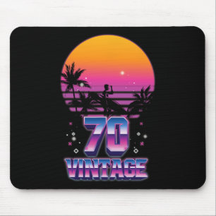 Surfen 1970 Stille Oceaan Zonsondergang 70e Verjaa Muismat