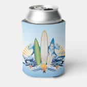 Surfen 2 blikjeskoeler (Blikje Achterkant)