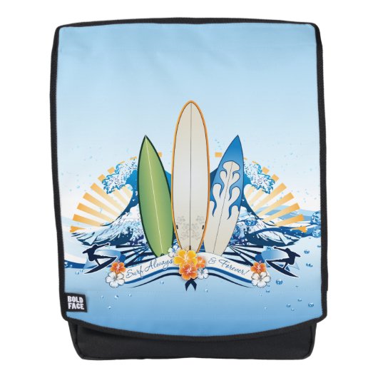 Surfen 2 rugtassen (Voorkant)