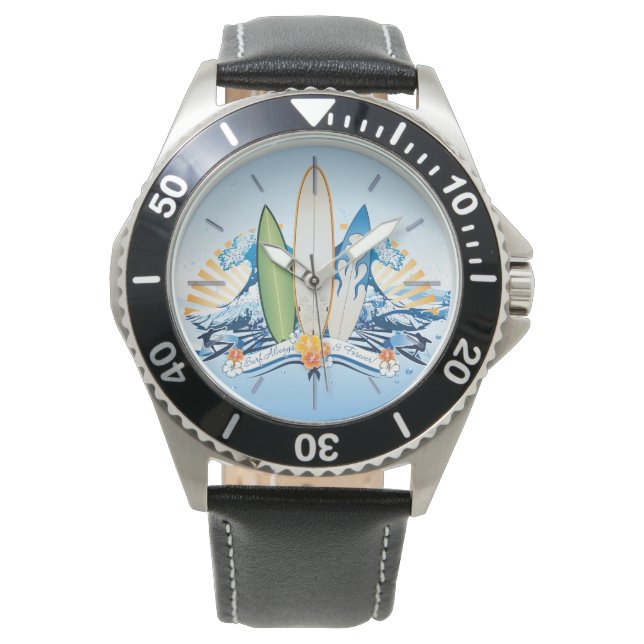Surfen 2 Watch & Numeral opties Horloge (Voorkant)