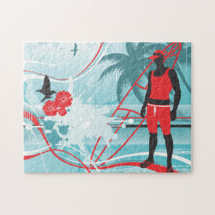 Surfen 4 Puzzle Legpuzzel