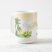Surfen 6 koffiemok (Voorkant links)
