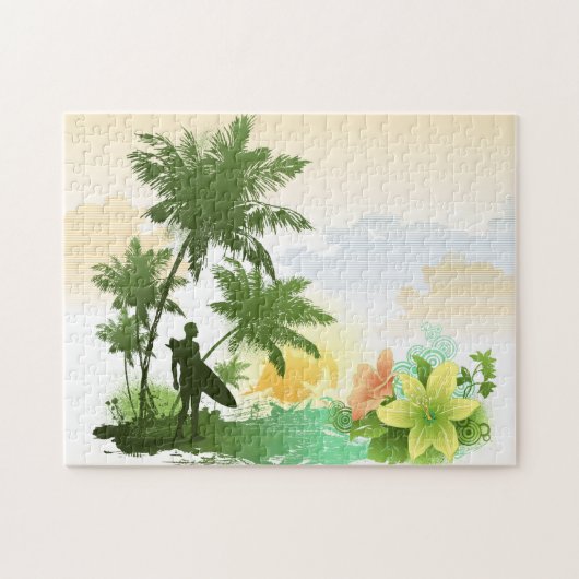 Surfen 6 Puzzle Legpuzzel (Horizontaal)