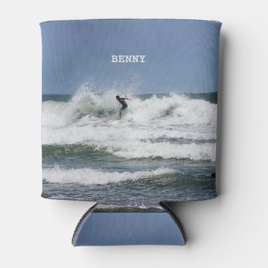 Surfen (aanpasbaar) blikjeskoeler (Voorkant)