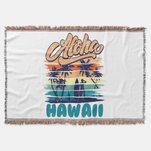 Surfen - Aloha Hawaï Deken (Voorkant)
