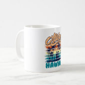 Surfen - Aloha Hawaï Koffiemok (Voorkant links)