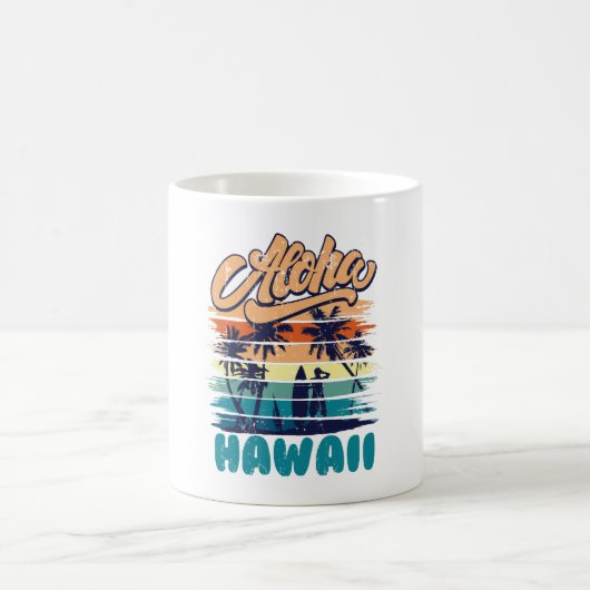 Surfen - Aloha Hawaï Koffiemok (Center)