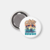 Surfen - Aloha Hawaï Magneet (Voorkant / Achterkant)