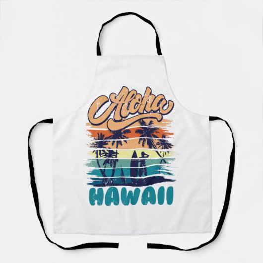 Surfen - Aloha Hawaï Schort (Voorkant)