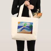 Surfen Angel Raphael Bag Grote Tote Bag (Voorkant (product))