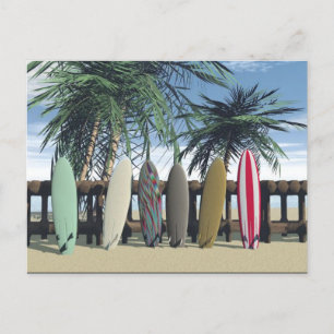 Surfen Ansichtkaart Briefkaart