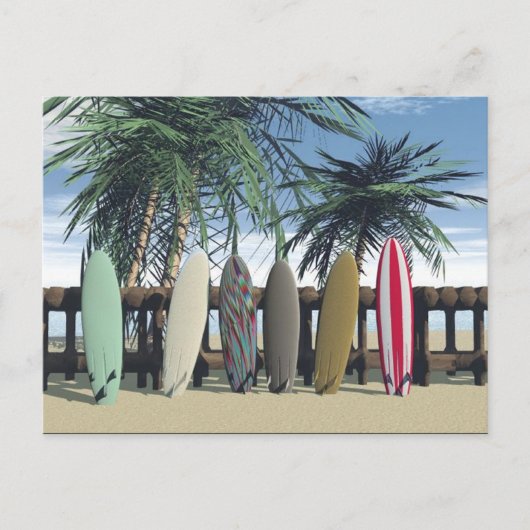 Surfen Ansichtkaart Briefkaart (Voorkant)