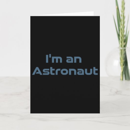 Surfen Astronaut Retro Ruimte Golf Grappig Kosmisc Kaart (Voorkant)