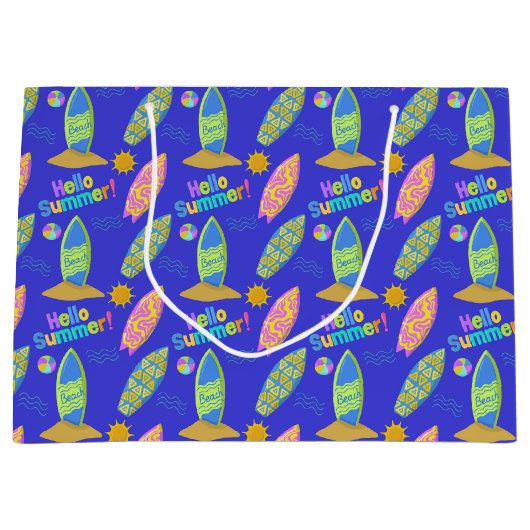 Surfen Beach Zomer Groot Cadeauzakje (Voorkant)