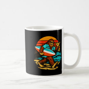 Surfen bigfoot retro zonsondergang strand tropisch koffiemok