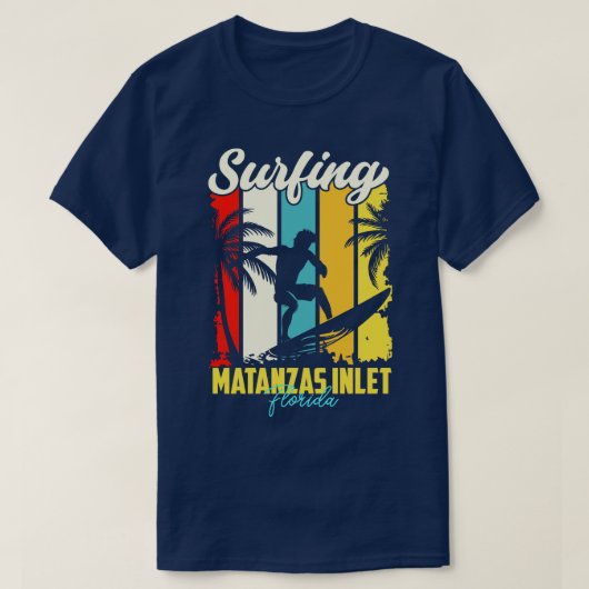 Surfen bij Matanzas Inlet Florida T-shirt (Design voorkant)