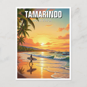 Surfen bij Tamarindo Costa Rica Briefkaart