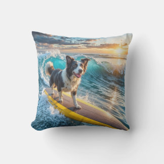 Surfen Border Collie Buitenkussen