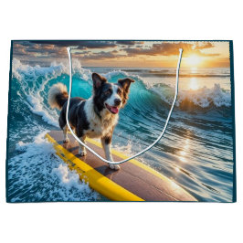 Surfen Border Collie Groot Cadeauzakje