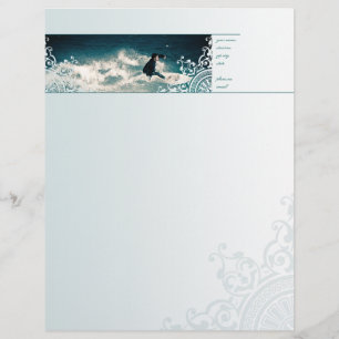 Surfen Briefhoofd